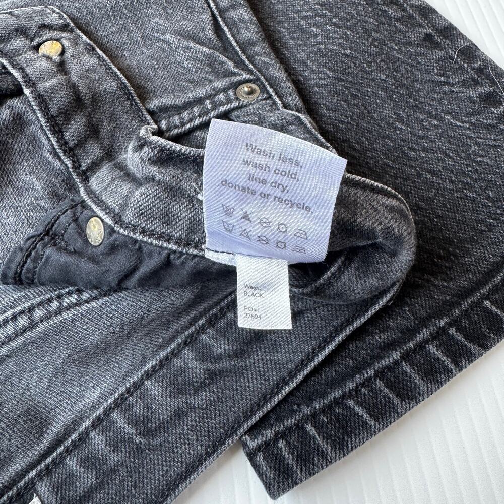 Reformation Liza Jeans 28 Black Sustainable Organic Denim Capsule Ecotone Europe - Picture 16 of 16